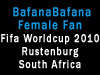 Female BafanaBafana Fan